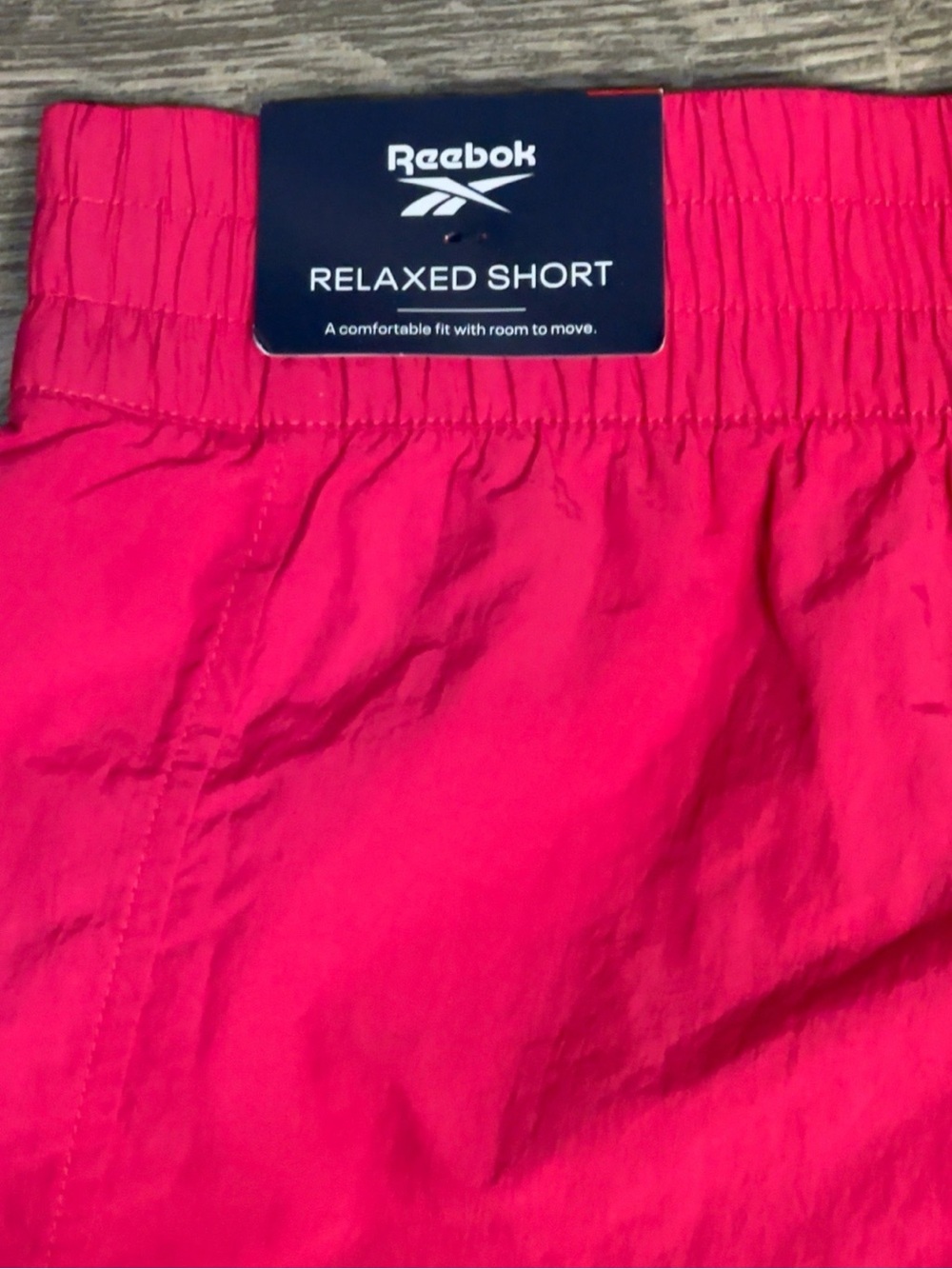 Reebok Women’s Relaxed Marathoner Track Shorts Pink Size Small NWT - Picture 6 of 8